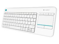 Wireless Touch Keyboard K400 Plus white, valkoinen