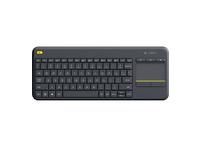 Logitech Wireless Touch Keyboard K400 Plus Tastatur Trdls UK / US