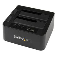 StarTech.com USB 3.0/eSATA 2.5/3.5" SATA HDD/SSD Duplicator Dock - Cloner - Storage controller with power indicator - 2.5", 3.5" - SATA 6Gb/s - 6 GBps - USB 3.0 - black