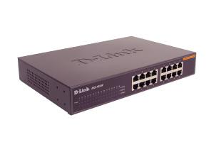 D-Link DES-1016D 16port switch 16x10/100 Mbps, int nätdel