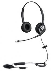 Mairdi Lync UC Headset Binaural Noise Cancelling