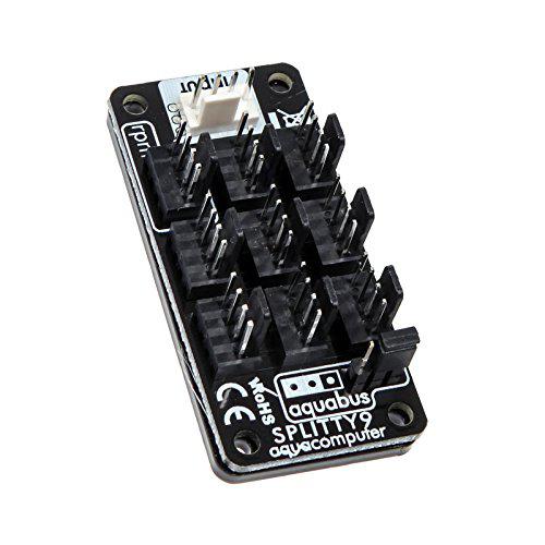 Aqua Computer Aqua SPLITTY9 Splitter jopa 9 tuuletin tai Aquabus laitteita