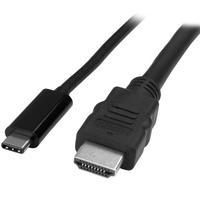 StarTech.com USB C to HDMI Cable - 3 ft / 1m - USB-C to HDMI 4K 30Hz - USB Type C to HDMI - Computer Monitor Cable (CDP2HDMM1MB) Ekstern videoadapter