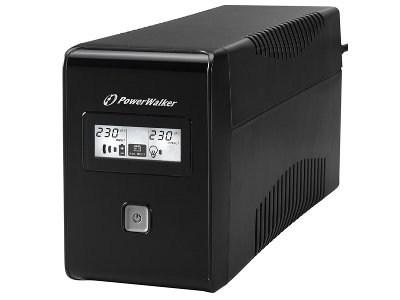 PowerWalker VI 650 LCD Line-Interactive UPS 650VA with LCD