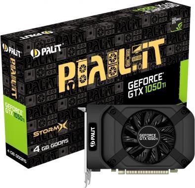 Palit GeForce GTX 1050Ti 4GB StormX (HDMI,xDP,PCIe,DVI-D,GDDR;)