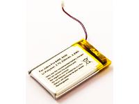 Li-Polymer, 3.7V, 230mAh 0.8Wh