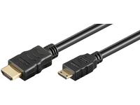MicroConnect HDMI 1.4 Type A - HDMI Mini Type C -kaapeli, 1 m