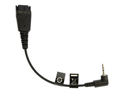 JABRA QD Cord to 2 5mm pin plug angulate