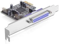 PCI-Express x1 kortti, 2xsarjaporttia ja 1xrinnakkaisportti, RS-232