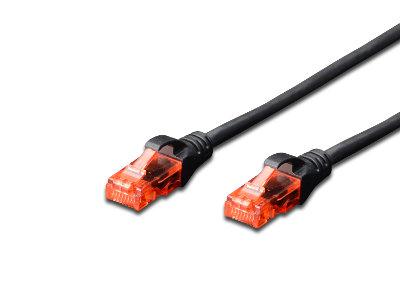 Digitus Patch Cable CAT6 UTP LSOH Black 0.5m