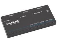 BLACK BOX  DVI-D SPLITTER WITH AUDIO AND HDCP - 1X2