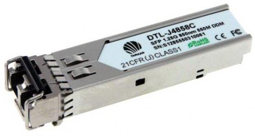 SFP 1000Base-SX MM 275/550m, 850nm Multimode, 1.25G, LC, DDM, HP Compatible