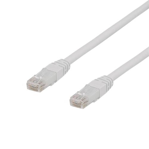 DELTACO U/UTP Cat6a patch cable, 1m, 500MHz, LSZH, white