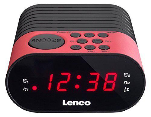 Lenco CR-07 pink - digitaalinen herätyskello