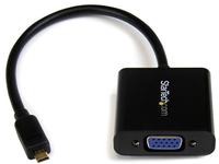 StarTech.com Micro HDMI to VGA Adapter Converter for Smartphones / Ultrabook / Tablet - 1920x1080 - Micro HDMI Male to VGA Female (MCHD2VGAE2) Video transformer