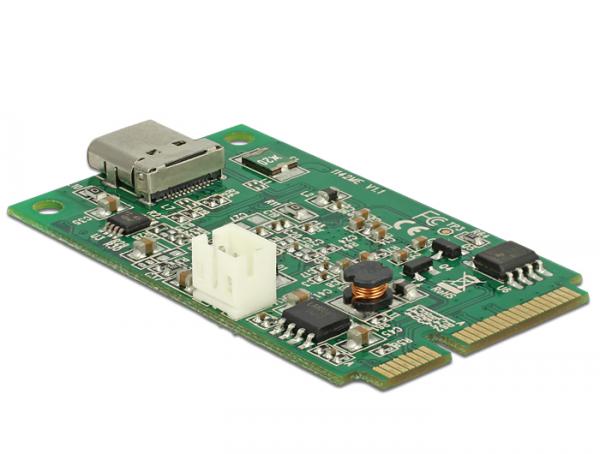 DeLock Mini PCIe I/O PCIe full size 1 x USB Type-C 3.1 Gen 2 USB-adapter PCI Express Mini Card 10Gbps