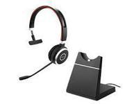 Jabra Evolve 65 MS mono - Kuuloke + mikrofoni - korvien päällä - langaton - Bluetooth