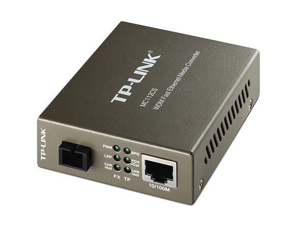 TP-LINK mediamuunnin kuitu SC singlemode - RJ45, 10/100Mbps, 20km