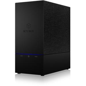 ICY BOX IB-RD3621U3 2 x Total Bays DAS Storage System - Desktop - 2 x HDD Supported - 2 x SSD Supported - Serial ATA/600 Controller0, 1, Concatenation - 2 x 3.5" Bay