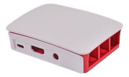 Raspberry Pi 3 Model B virallinen alusta, puna-valkoinen