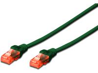 Digitus CAT 6 U-UTP patch cord, Cu, LSZH AWG 26/7, 3m, green