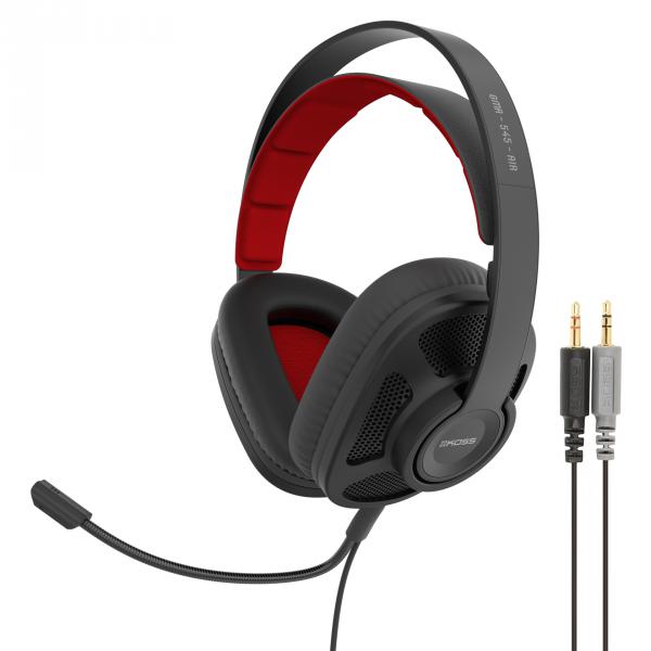 KOSS Headset GMR545 AIR Black Over Ear