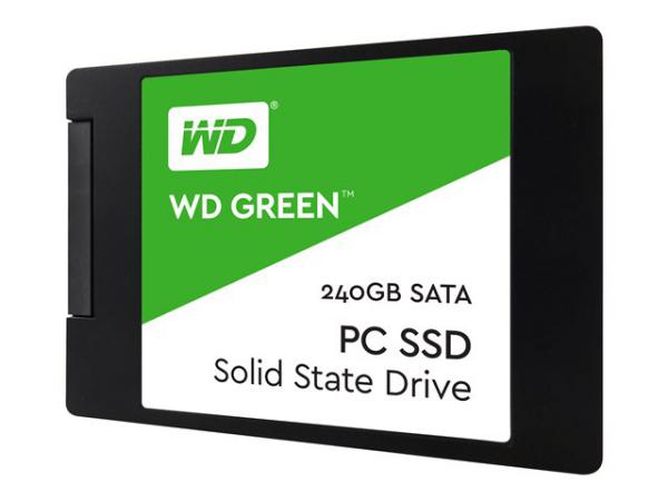WD Green SSD WDS240G2G0A - Puolijohdeasema - 240 GB - sisäinen - 2.5" - SATA 6Gb/s