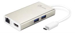 J5 create USB 3.0 Type-C Multi-Adapter HDMI & Gigabit Ethernet & HUB