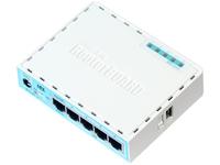 MikroTik RouterBOARD hEX Small 5-Port Router, PoE in, USB Type-A, white, 5x Gigabit Ethernet, Dual Core 880MHz CPU256MB RAM, USB, microSD, RouterOS L4