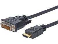 HDMI 19 - DVI-D M-M Cable 1.8m