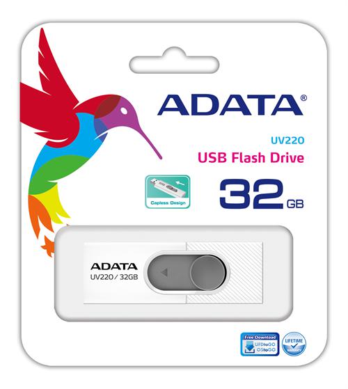 ADATA UV220 32GB White/Gray USB 2.0