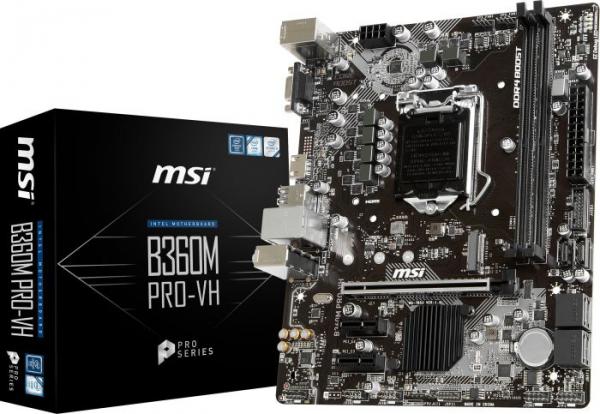MSI B360M Pro-VH, Intel B360 Mainboard - Sockel 1151