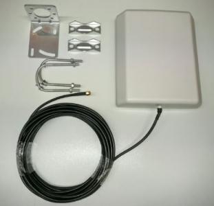 3G/4G/LTE 7/10dBi Direct antenna 800-2500M SMA, 10m LMR200 Cable