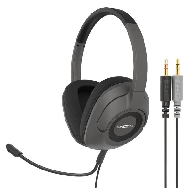 KOSS Headset SB42 Over-Ear Mic Remote musta