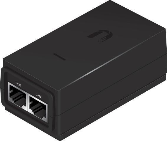 Ubiquiti PoE-porttimoduuli, Gigabit Ethernet, 24 V, musta