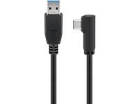MicroConnect USB 3.2 Gen 1 USB Type-C kabel 50cm Sort