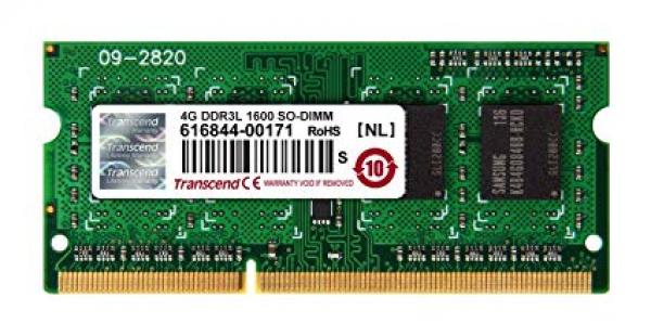 DMG käytetty 4GB 1600MHz DDR3L SODIMM