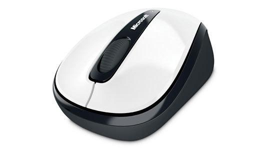 Microsoft Wireless Mobile Mouse 3500 White Glossy