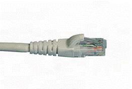 CAT6A UTP RJ45 0.5m GREY Patch Cable Latch Protection