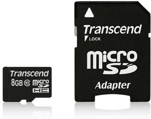 SDHC CARD MICRO 8GB CLASS 10
