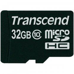TRANSCEND Micro SDHC Muistikortti 32GB Class 10. Huippunopea microSDHC-kortti soveltuu erinomaisesti uusimmille älypuhelimille ja digikameroille. Vähintään 10MB/s kirjoitusnopeus, joka riittää myös FullHD tallennukseen ja toistoo. (ei sis. adapteria)