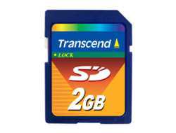 Transcend SD Card 2GB Secure Digital SD muistikortti