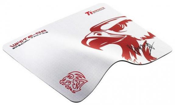 Tt eSPORTS White Ra - Gaming Mouse Pad - White Edition