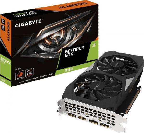 Gigabyte GeForce GTX 1660 OC 6G, 6144 MB GDDR5