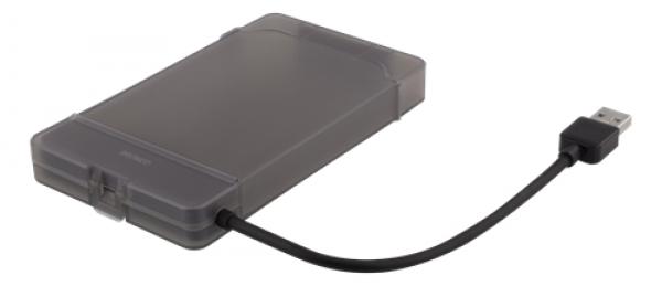 DELTACO 2,5" ulkoinen kiintolevykotelo, USB 3.1 Gen 1, SATA 3.0, UASP