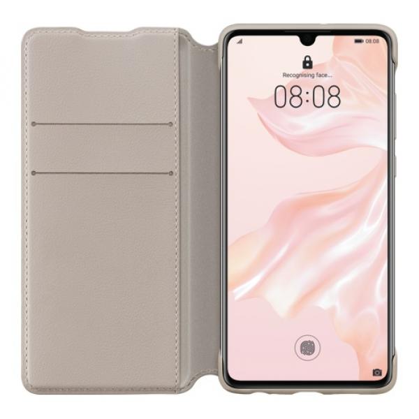 HUAWEI Wallet Cover P30 Khaki