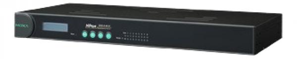 Moxa NPort 5650-8, 8-port sarjaporttipalvelin RS-232/422/485 rackmount serial device server, 10/100M auto-sensing Ethernet RJ-45, black