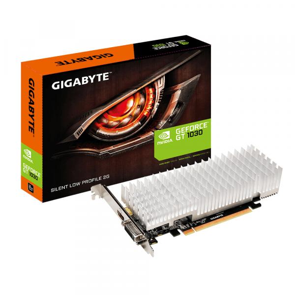 Gigabyte GeForce GT 1030 Silent Low Profile 2G, 2GB, DVI/HDMI