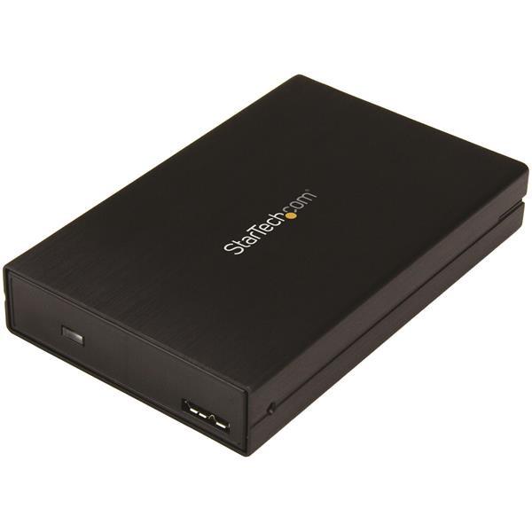 Drive Enclosure for 2.5" SATA SSDs/HDDs - USB 3.1 (10Gbps) - USB-A, USB-C