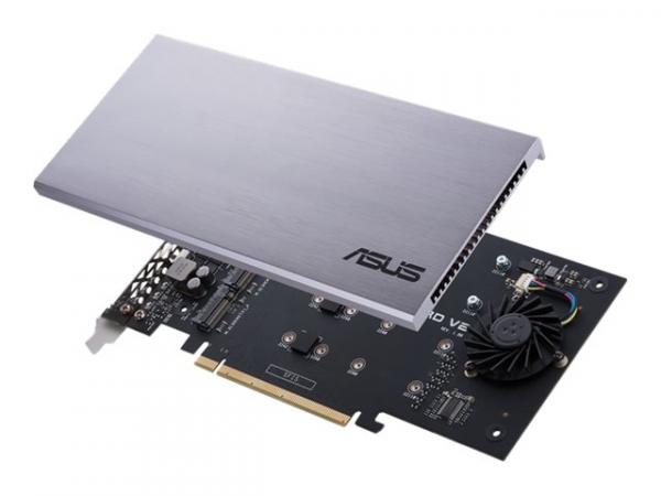 ASUS HYPER M.2 X16 CARD V2 - Liitäntäsovitin - M.2 - Expansion Slot to M.2 - M.2 Card - 128 Gbit/s - PCIe 3.0 x16